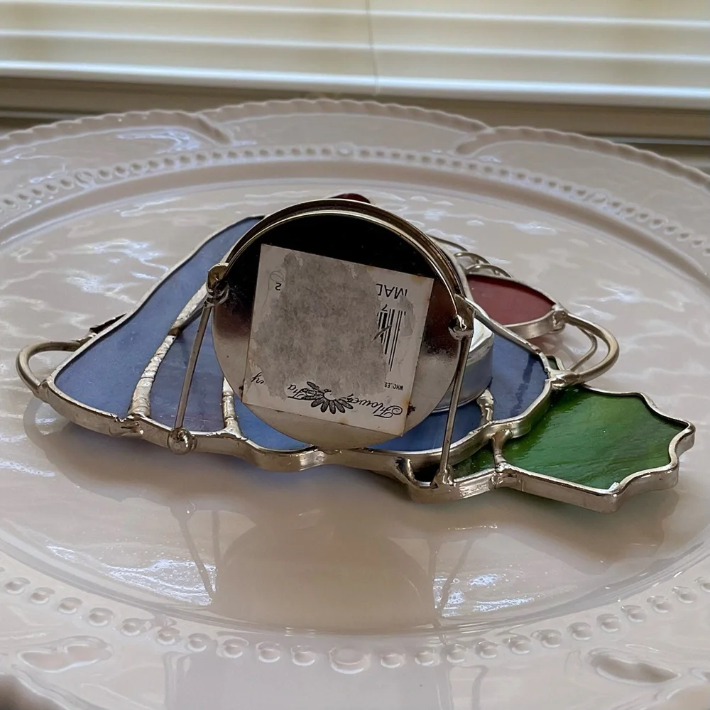 Stained Glass Pumpkin Candleholder: Tea Light Votive